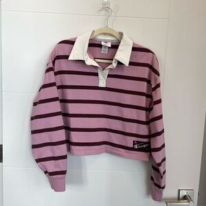 🔥CHAMPION🔥 Women's Striped Top, Medium